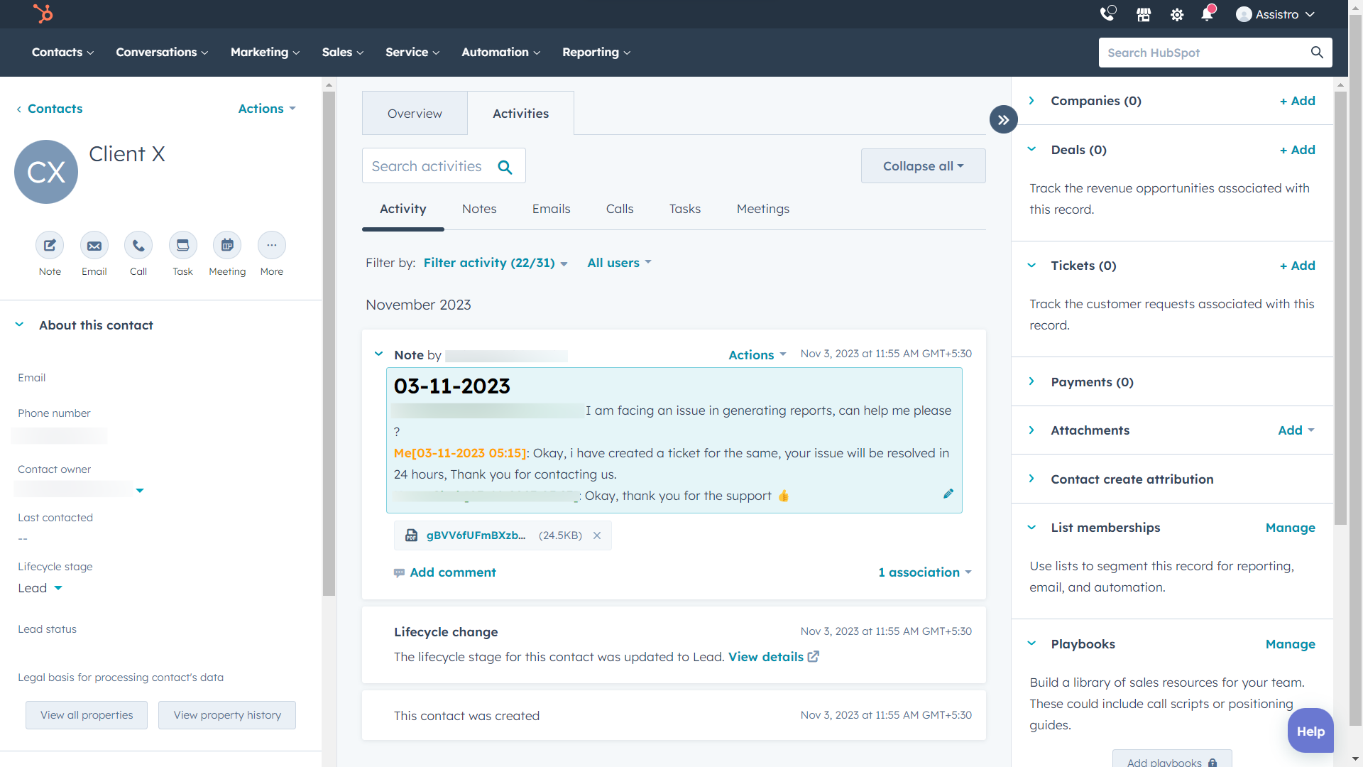 Sync Realtime WhatsApp Chats to HubSpot